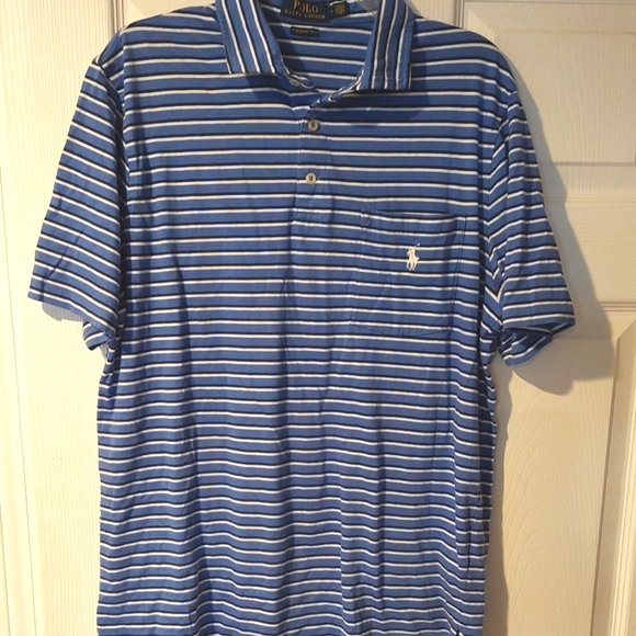 ❤️SALE! POLO RALPH LAUREN Classic Fit Striped Polo Shirt - Picture 9 of 9